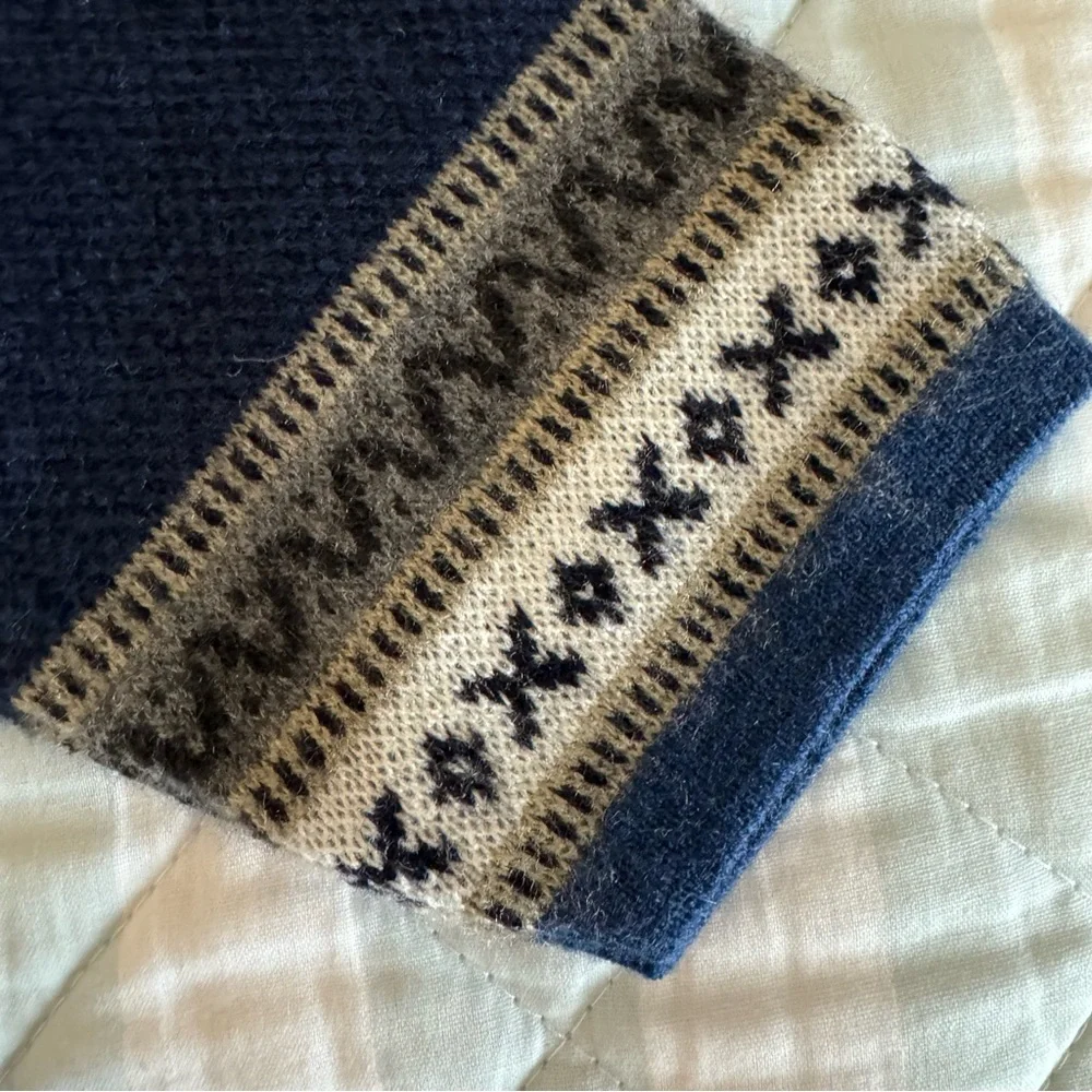 NWOT Alpaca Wool Sweater with Andean Llama Design Medium - Picture 7 of 16